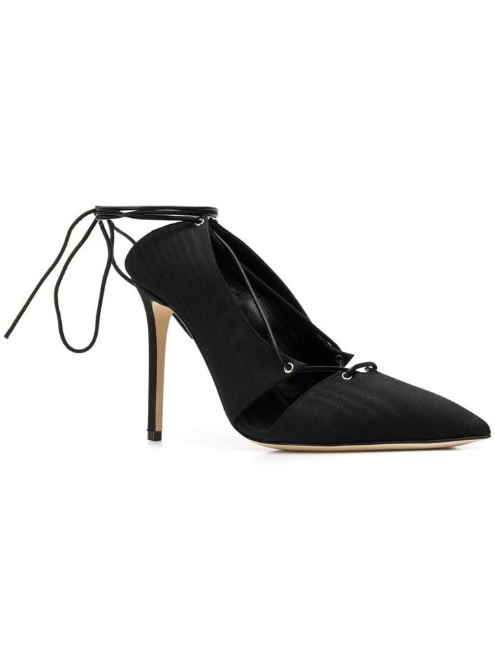 Marskinryyppy Lace-up Pumps - Black