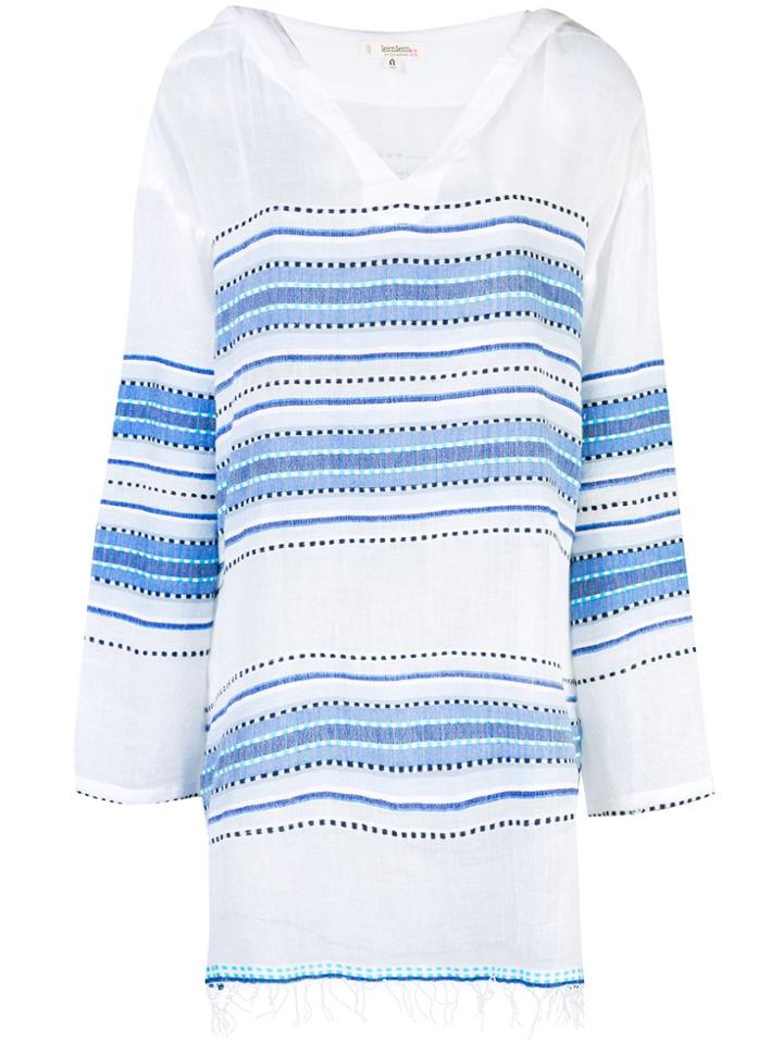 Lemlem Welela Hoodie - Blue