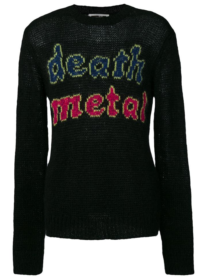 Mcq Alexander Mcqueen Death Metal Jumper - Black