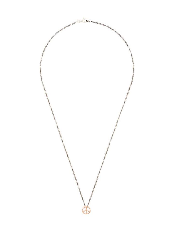 Rosa Maria Peace & Love Sign Pendant Necklace, Women's