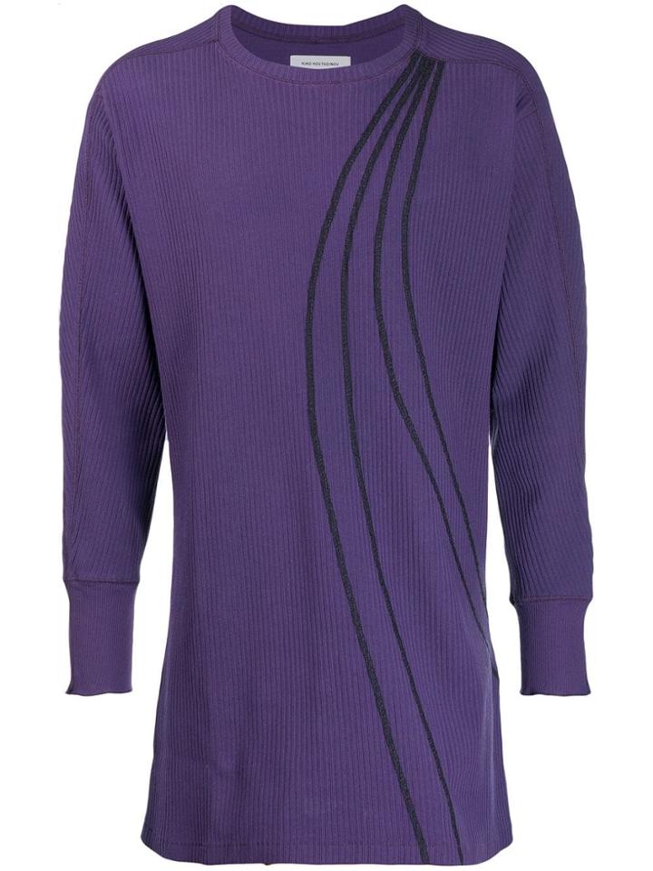 Kiko Kostadinov Ribbed Jumper - Purple