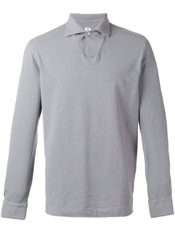 Danolis Longsleeved Polo Shirt - Grey