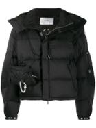 Heliot Emil Belt Bag Puffer Jacket - Black