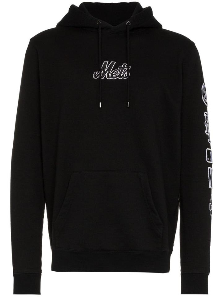 Marcelo Burlon County Of Milan Mb Ny Mets Hd Swt Blk Wht - Black