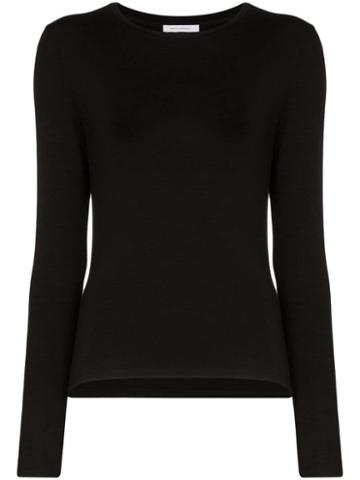 Ninety Percent Long-sleeve Jersey T-shirt - Black