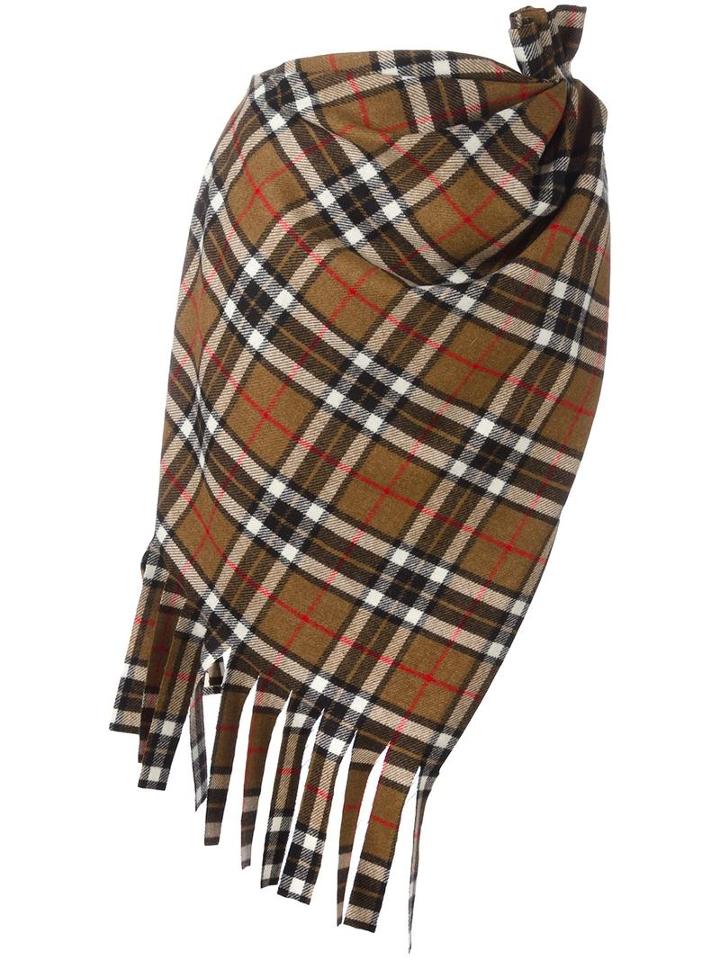 Jacquemus Checked Asymmetric Skirt, Women's, Size: 36, Brown, Polyester/acetate/wool