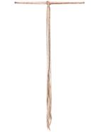 Caravana Nude Chuuy Braided Leather Belt - Nude & Neutrals