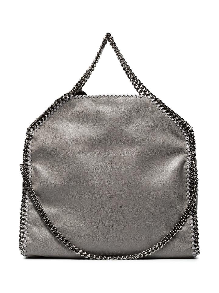 Stella Mccartney Falabella Mini Shaggy Deer Tote - Grey