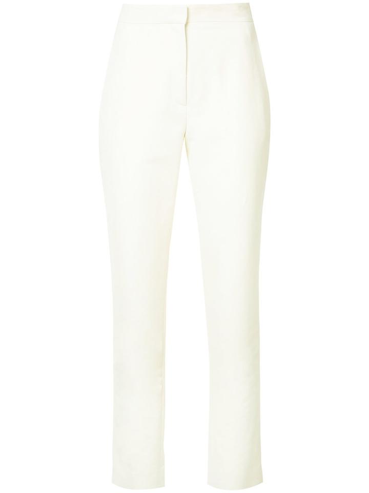 Paige Pants - Women - Cotton/viscose - 2, White, Cotton/viscose, Brock Collection