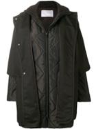 Fabiana Filippi Padded Sleeved Coat - Brown