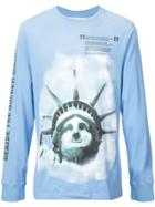 Off-white Liberty Long Sleeve T-shirt - Blue