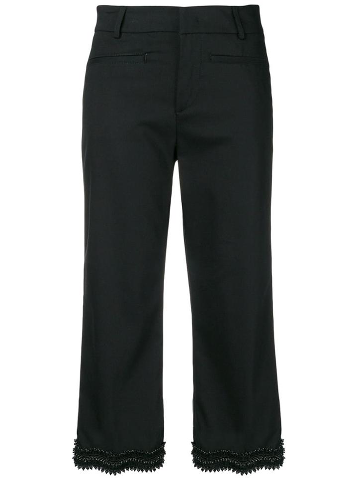 Dondup Bead Embellished Trousers - Black