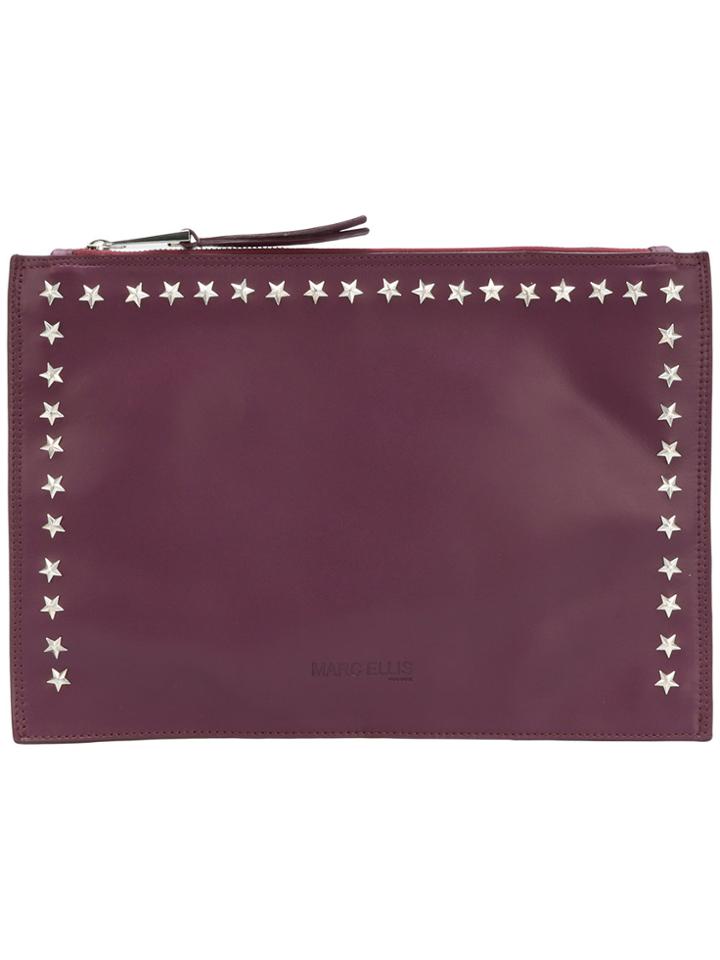 Marc Ellis Darling Star Clutch - Pink & Purple