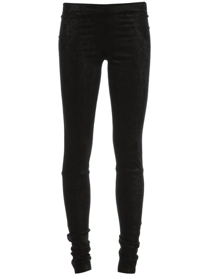 Stouls 'carolyn' Lambskin Leggings - Black