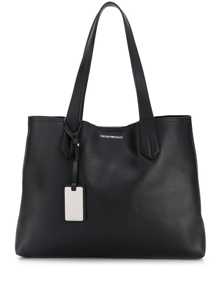 Emporio Armani Shopping Tote Bag - Black