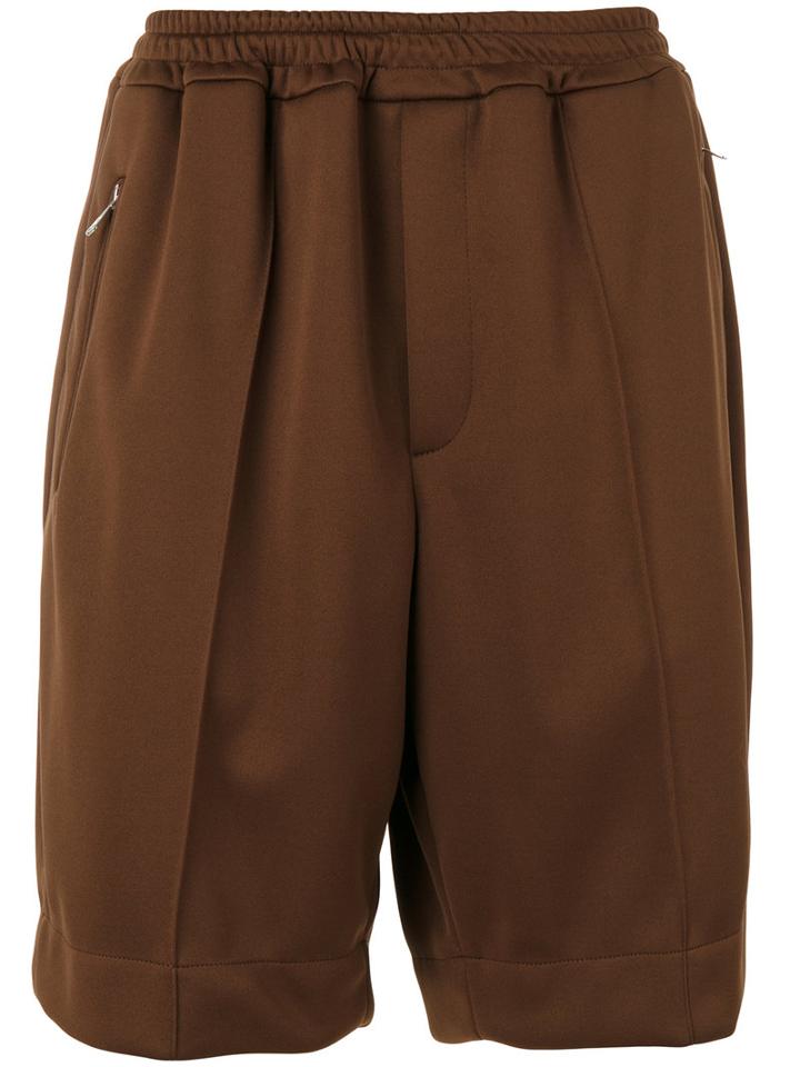 Athlete Shorts - Men - Polyester - 48, Brown, Polyester, Très Bien
