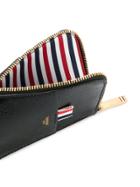 Thom Browne Zipped Leather Wallet - Black
