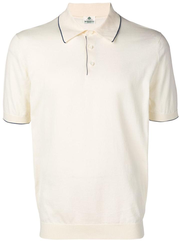 Borrelli Classic Polo Shirt - White