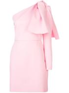 Msgm One-shoulder Mini Dress - Pink