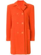 Stephen Sprouse Vintage Double Breasted Coat - Yellow & Orange