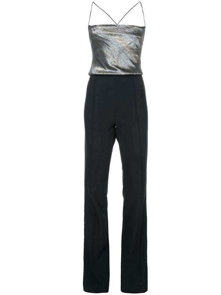 Haney Contrast Jumpsuit - Black