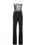 Haney Contrast Jumpsuit - Black
