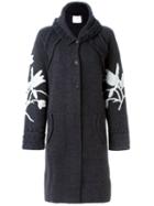 Barrie Cashmere 'foujita' Cardi-coat, Women's, Size: Medium, Grey, Cashmere