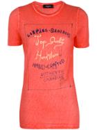 Dsquared2 Printed T-shirt - Pink & Purple