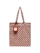 Fendi Fendi Mul Key Ring W Tote Ff - Red