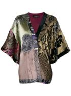 Etro Patchwork Kimono - Purple
