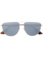 Mcq By Alexander Mcqueen Eyewear Mirrored Aviator Sunglasses -