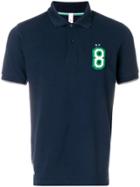 Sun 68 Number 8 Polo Shirt - Blue