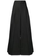 Brunello Cucinelli Pleated Wide-leg Trousers - Black