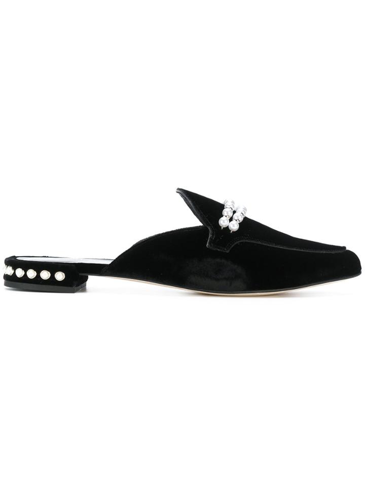 Stuart Weitzman Guamule Mules - Black