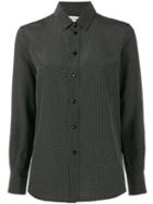 Saint Laurent - Polka Dot Shirt - Women - Silk - 34, Black, Silk