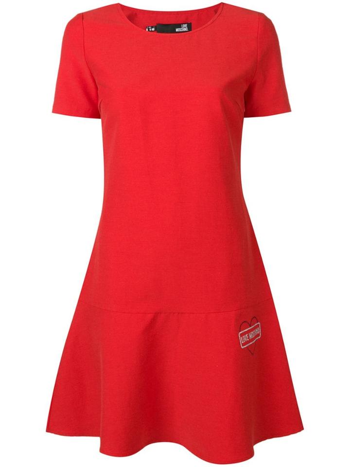 Love Moschino Flared Logo Dress