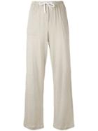 Majestic Filatures Wide Leg Track Pants - Nude & Neutrals