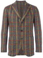 Gabriele Pasini Tailored Fit Blazer, Men's, Size: 46, Brown, Nylon/viscose/mohair/alpaca