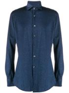 Glanshirt Woven Long Sleeved Shirt - Blue