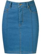 Amapô High Waist Denim Skirt