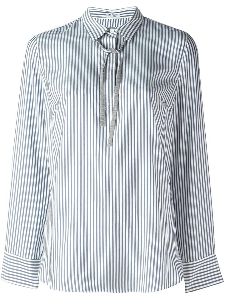 Brunello Cucinelli Striped Blouse