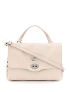 Zanellato Foldover Top Tote - Neutrals