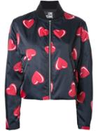Love Moschino Heart Print Bomber Jacket