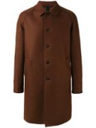 Harris Wharf London - Classic Midi Coat - Men - Virgin Wool - 52, Red, Virgin Wool
