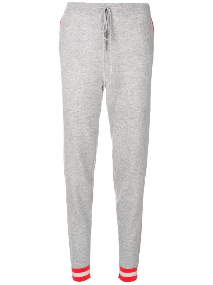 Chinti & Parker Heart Detail Jogging Pants - Grey