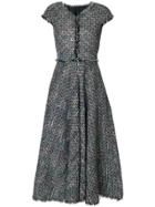 Talbot Runhof Sequin Embellished Tweed Dress - Multicolour