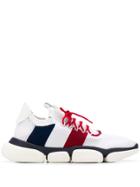 Moncler Mesh Panel Sneakers - White