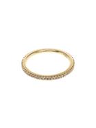 Rosa De La Cruz 18k Yellow Gold & Diamond Midi Ring, Women's, Size: 6, Metallic