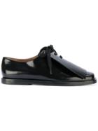Marni Frill Spat Lace Up Shoes - Black