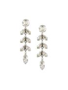 Isabel Marant Transparent Stone Drop Earrings, Women's, Metallic